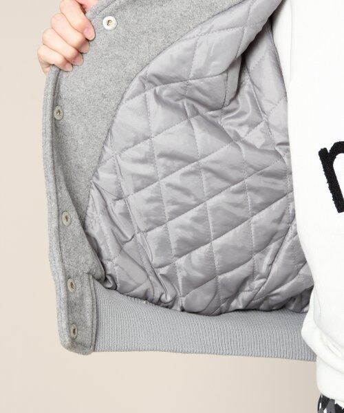 JEANASIS（ジーナシス）の「コンパクトスタジャン（ジャケット/アウター・レディース・グレー/ブラック・FREE）」の11枚目の写真