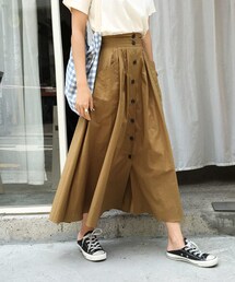 DHOLIC | ボタンタックポケットスカート(スカート)