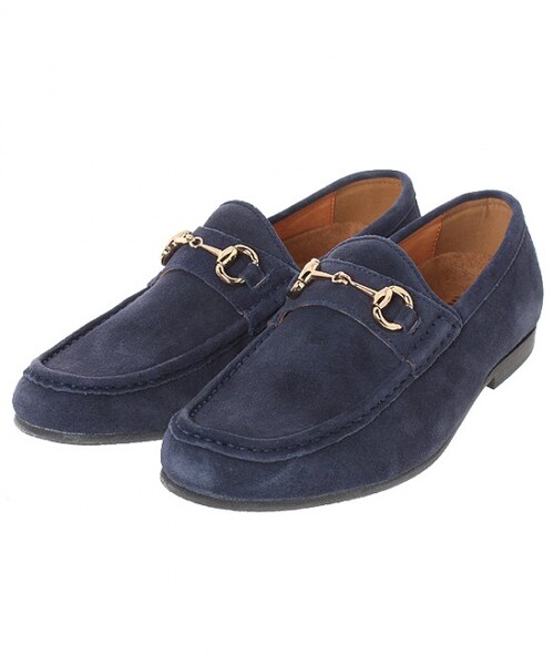 JUNMEN（ジュンメン）の「スウェードビットローファー（その他・メンズ・チャコール/ネイビー/ブラック・L/M/S）」の3枚目の写真