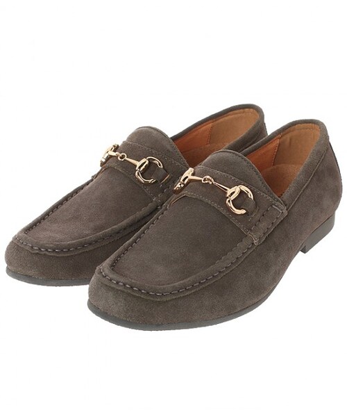 JUNMEN（ジュンメン）の「スウェードビットローファー（その他・メンズ・チャコール/ネイビー/ブラック・L/M/S）」の2枚目の写真