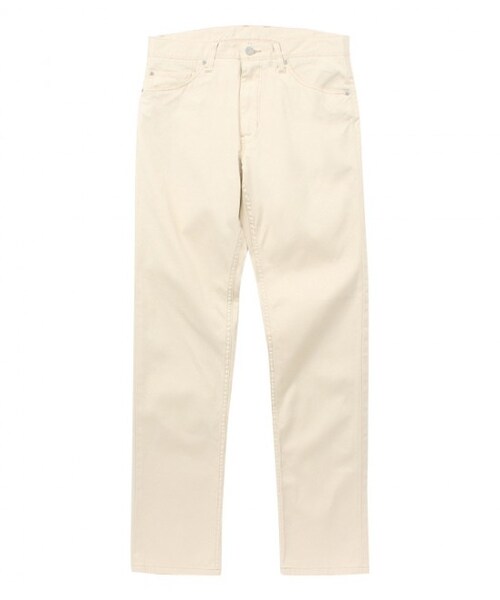 JUNMEN（ジュンメン）の「ブロークンツイル5ポケットパンツ（パンツ・メンズ・グレー/ベージュ/ホワイト系/ネイビー系・L1/L/M/S）」の5枚目の写真