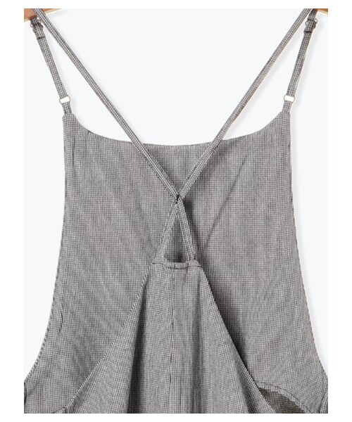 Samansa Mos2（サマンサ モスモス）の「キャミサロペット（オールインワン・サロペット・オフホワイト/ブラック/ネイビー・F）」の6枚目の写真