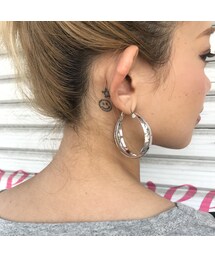 no brand | スラッシュHOOPピアス(ピアス（両耳用）)