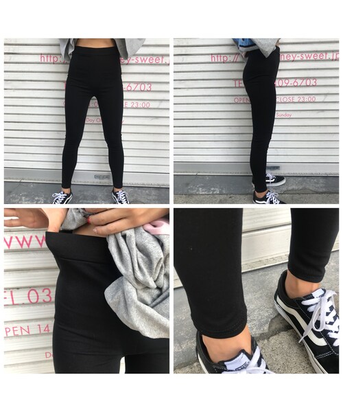 no brand(ノーブランド)の「teamレギンス「ややうすさん」(レギンス/スパッツ・レディース・その他)」の4枚目の写真