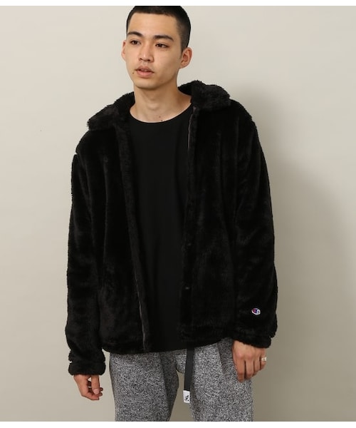 champion sherpa lined coach jacket