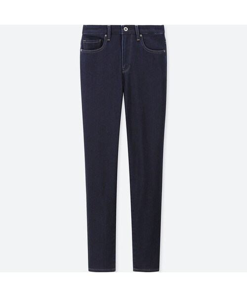 UNIQLO（ユニクロ）の「EZYジーンズ（丈長め82cm）（デニムパンツ・レディース・BLUE 67/BLUE 68/NAVY 69/BLACK 09・L/XS/XXL/3XL/XL/S/M）」の4枚目の写真