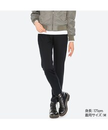 UNIQLO | ポンチスティックスリムパンツ（丈長め68cm）(その他パンツ)
