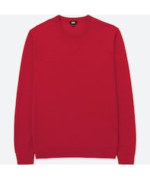 UNIQLO | エクストラファインメリノクルーネックセーター（長袖）(ニット/セーター)