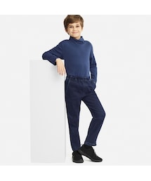 UNIQLO | BOYS ウルトラストレッチデニムイージーテーパードアンクルパンツ(その他パンツ)