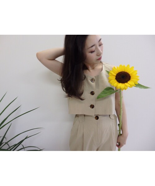 favori（ファヴォリ）の「linen set up（ワンピース・レディース・その他）」の5枚目の写真