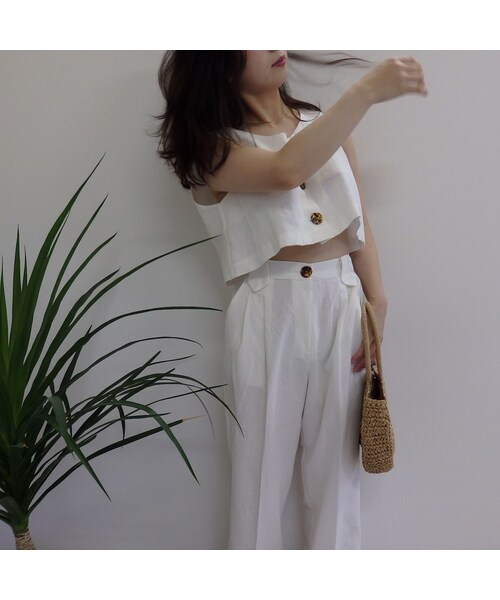 favori（ファヴォリ）の「linen set up（ワンピース・レディース・その他）」の7枚目の写真