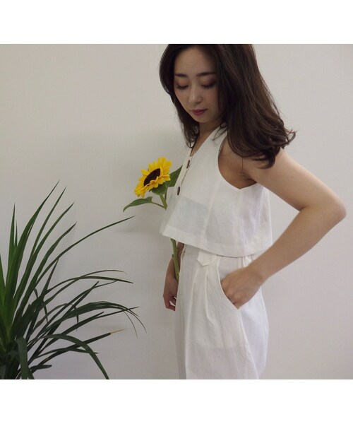 favori（ファヴォリ）の「linen set up（ワンピース・レディース・その他）」の3枚目の写真