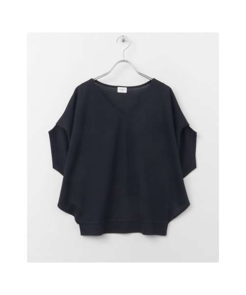 URBAN RESEARCH DOORS 変形ジョーゼットカットソー CAMEL 新品タグ付 正規品 2018ss アーバンリサーチドアーズ