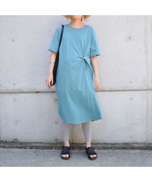 no brand(ノーブランド)の「【7/6(FRI)18:00発売】カラー絞り TEE OP(ワンピース・レディース・その他)」の2枚目の写真