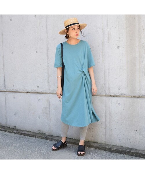 no brand(ノーブランド)の「【7/6(FRI)18:00発売】カラー絞り TEE OP(ワンピース・レディース・その他)」の1枚目の写真