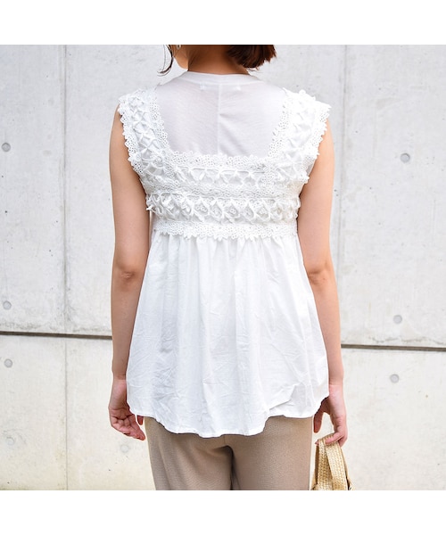 no brand（ノーブランド）の「【 MORE SALE 】レースキャミBL（シャツ/ブラウス・レディース・その他）」の13枚目の写真