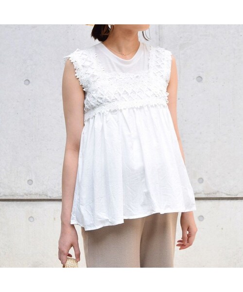 no brand（ノーブランド）の「【 MORE SALE 】レースキャミBL（シャツ/ブラウス・レディース・その他）」の3枚目の写真