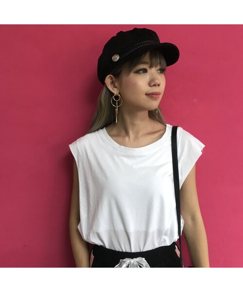 no brand（ノーブランド）の「コーデュロイmarinキャップ（キャスケット・レディース・その他）」の3枚目の写真