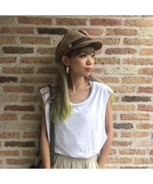 no brand（ノーブランド）の「コーデュロイmarinキャップ（キャスケット・レディース・その他）」の5枚目の写真