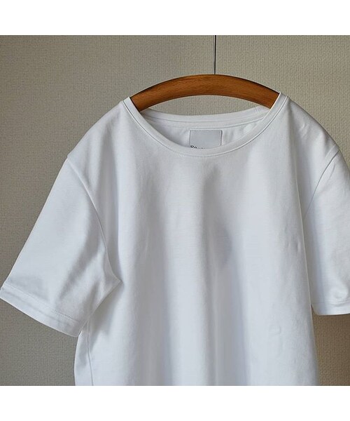 Re made in tokyo japan(アールイーメイドイントウキョウジャパン)の「【大人の為の最高級Tシャツ】Re made in tokyo japan Tokyo Made ドレスTシャツ ホワイト/ネイビー(Tシャツ/カットソー・メンズ・その他)」の8枚目の写真