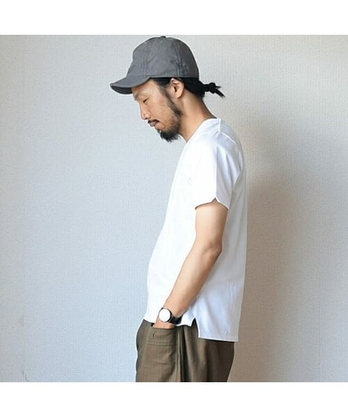 Re made in tokyo japan(アールイーメイドイントウキョウジャパン)の「【大人の為の最高級Tシャツ】Re made in tokyo japan Tokyo Made ドレスTシャツ ホワイト/ネイビー(Tシャツ/カットソー・メンズ・その他)」の7枚目の写真