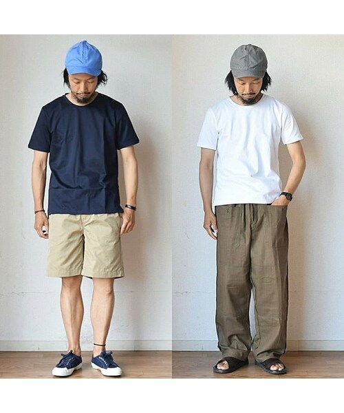 Re made in tokyo japan(アールイーメイドイントウキョウジャパン)の「【大人の為の最高級Tシャツ】Re made in tokyo japan Tokyo Made ドレスTシャツ ホワイト/ネイビー(Tシャツ/カットソー・メンズ・その他)」の1枚目の写真