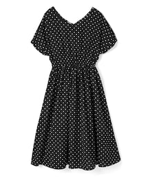 GRL | ドットVネックワンピース(ワンピース)