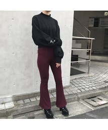 ANDGEEBEE | back open 2way sweat P/O(スウェット)