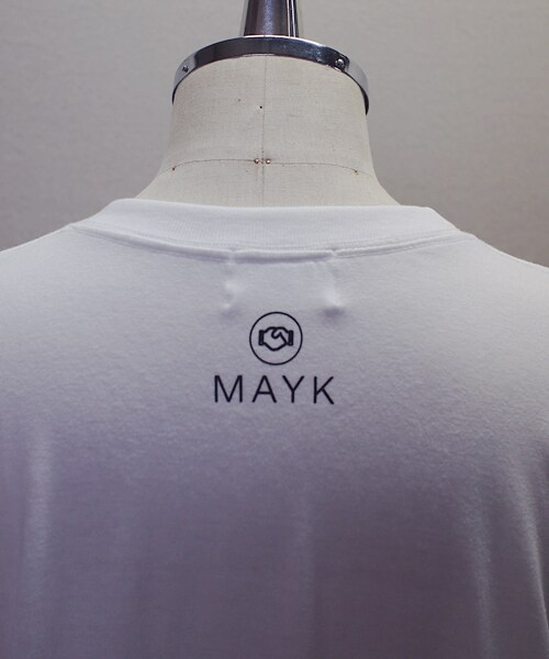 MAYK(メイク)の「FDL(Tシャツ/カットソー・レディース・ホワイト・1/2/3)」の4枚目の写真