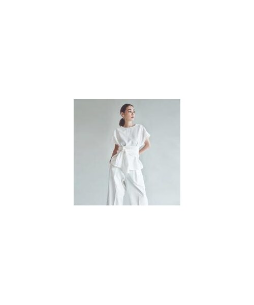 Lachement（ラシュモン）の「Lachement ウエストリボンブラウス[Oggi
