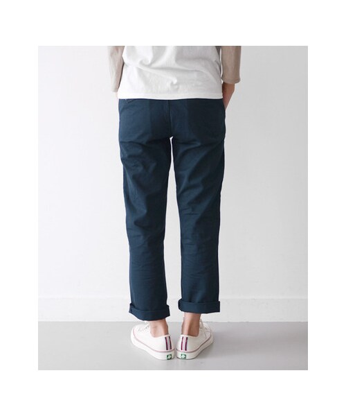 URBAN RESEARCH DOORS(アーバンリサーチドアーズ)の「FORK&SPOON Classic Style チノトラウザー(パンツ・レディース・Beige/Navy/White・1/2)」の9枚目の写真