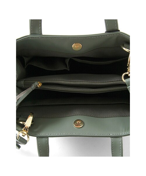 URBAN RESEARCH(アーバンリサーチ)の「UNDER BAR RAW.@MINIM CLASSIC SQUARE HAND BAG(バッグ・レディース・BLACK/CAMEL/KHAKI・-)」の10枚目の写真