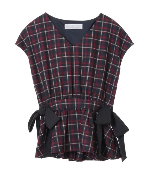 31 Sons de mode（トランテアン　ソン　ドゥ　モード）の「《予約アイテム》（オールインワン・サロペット・レディース・着用色:レッド/着用色:ネイビー/モノトーン/レッド/ネイビー・36/38）」の13枚目の写真