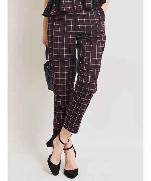 31 Sons de mode（トランテアン　ソン　ドゥ　モード）の「《予約アイテム》（オールインワン・サロペット・レディース・着用色:レッド/着用色:ネイビー/モノトーン/レッド/ネイビー・36/38）」の7枚目の写真