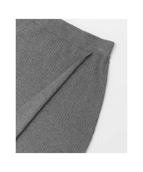URBAN RESEARCH DOORS（アーバンリサーチドアーズ）の「【予約】リブニットスカート（スカート・レディース・T.GRAY/BLACK・one）」の15枚目の写真