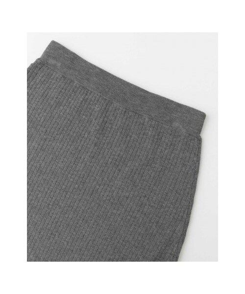 URBAN RESEARCH DOORS（アーバンリサーチドアーズ）の「【予約】リブニットスカート（スカート・レディース・T.GRAY/BLACK・one）」の17枚目の写真