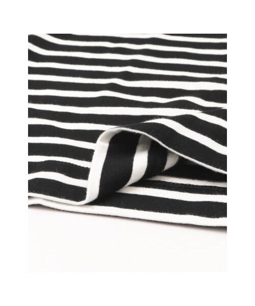 SENSE OF PLACE by URBAN RESEARCH(センスオブプレイスバイアーバンリサーチ)の「ハイネックボーダーT(半袖)(トップス・レディース・BLK×WHT/GRG×NVY・FREE)」の12枚目の写真