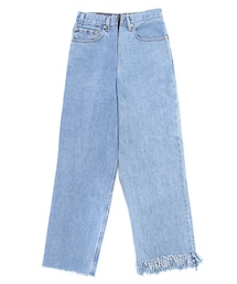77circa | circa make fringe denim pants -28inch-(デニムパンツ)