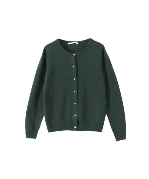 URBAN RESEARCH DOORS(アーバンリサーチドアーズ)の「ウールカシミアクルーネックカーデ(トップス・レディース・ダークグリーン/レッド/ネイビー/杢グレー/ボルドー・one)」の3枚目の写真