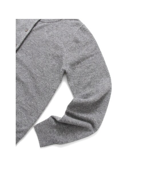 URBAN RESEARCH DOORS(アーバンリサーチドアーズ)の「ウールカシミアクルーネックカーデ(トップス・レディース・ダークグリーン/レッド/ネイビー/杢グレー/ボルドー・one)」の14枚目の写真