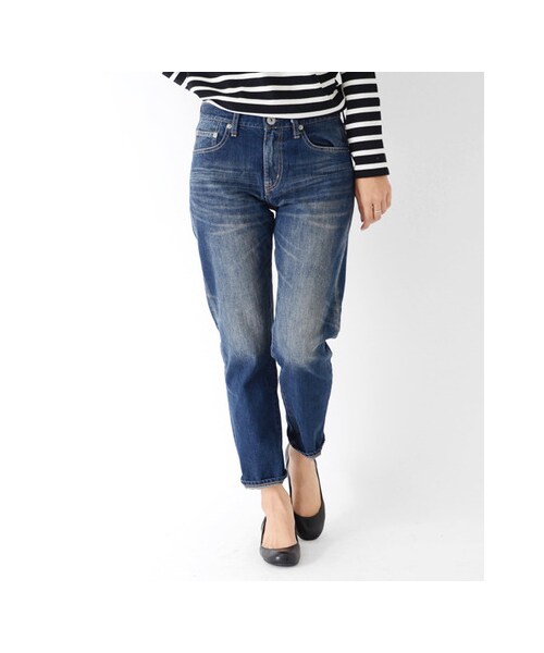 URBAN RESEARCH DOORS WOMENS（アーバンリサーチ ドアーズ ウィメンズ）の「9分丈デニムパンツ（パンツ・レディース・濃インディゴ/インディゴ・36/38/40）」の3枚目の写真