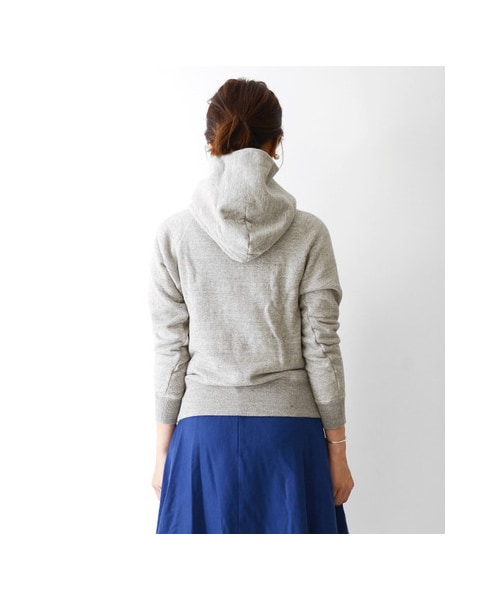URBAN RESEARCH DOORS（アーバンリサーチドアーズ）の「スウェットプルオーバーパーカー（トップス・レディース・ネイビー/杢グレー/オフ・one）」の11枚目の写真