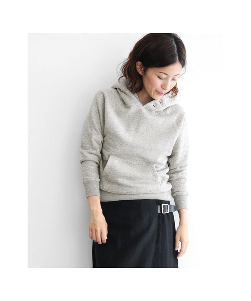 URBAN RESEARCH DOORS（アーバンリサーチドアーズ）の「スウェットプルオーバーパーカー（トップス・レディース・ネイビー/杢グレー/オフ・one）」の12枚目の写真