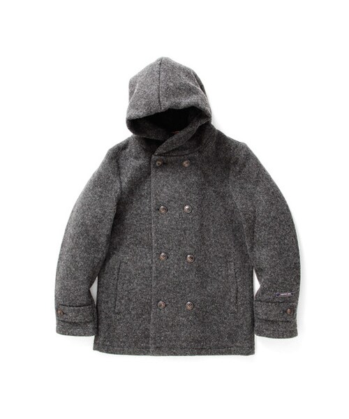 URBAN RESEARCH DOORS（アーバンリサーチドアーズ）の「MapelニットWフードジャケット（ジャケット/アウター・メンズ・Beige/Navy/Charcoal/Khaki・38/40）」の2枚目の写真