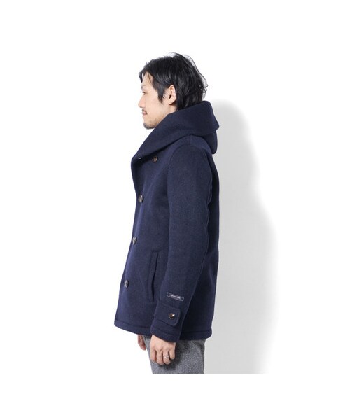 URBAN RESEARCH DOORS（アーバンリサーチドアーズ）の「MapelニットWフードジャケット（ジャケット/アウター・メンズ・Beige/Navy/Charcoal/Khaki・38/40）」の13枚目の写真