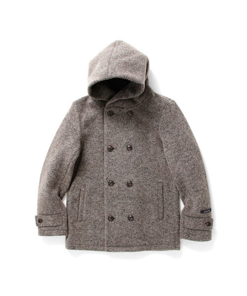 URBAN RESEARCH DOORS（アーバンリサーチドアーズ）の「MapelニットWフードジャケット（ジャケット/アウター・メンズ・Beige/Navy/Charcoal/Khaki・38/40）」の3枚目の写真