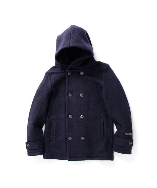 URBAN RESEARCH DOORS（アーバンリサーチドアーズ）の「MapelニットWフードジャケット（ジャケット/アウター・メンズ・Beige/Navy/Charcoal/Khaki・38/40）」の4枚目の写真