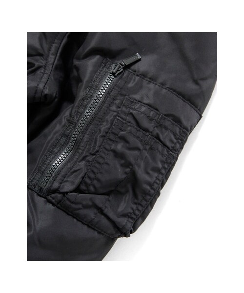 URBAN RESEARCH DOORS（アーバンリサーチドアーズ）の「D'sh　リバーシブルリブブルゾン（ジャケット/アウター・メンズ・Black/Khaki・38/40）」の15枚目の写真