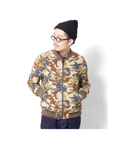 URBAN RESEARCH DOORS（アーバンリサーチドアーズ）の「D'sh　リバーシブルリブブルゾン（ジャケット/アウター・メンズ・Black/Khaki・38/40）」の11枚目の写真