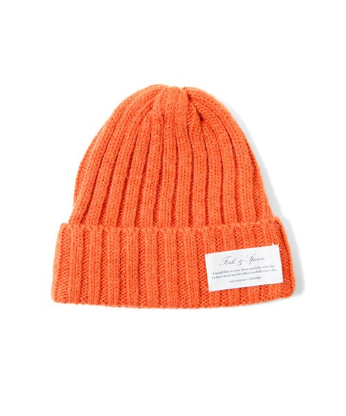 URBAN RESEARCH DOORS（アーバンリサーチドアーズ）の「FORK&amp;SPOON　リブニットキャップ（帽子・メンズ・Black/Green/Orange/Bordeaux/Gray/Royal・FREE）」の6枚目の写真